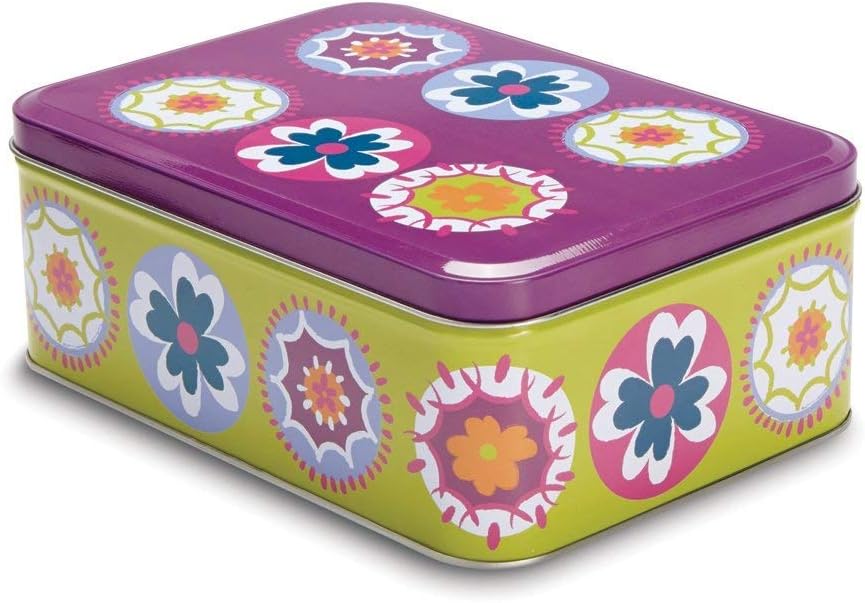 Suzani Rectangular Kitchen Storage Tin