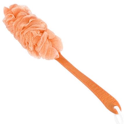 Morgers Bath Body Back Brush Shower Nylon Mesh Stool Loofah For Exfoliating Cleanse Soothe Skin Pack Of 1 (M14)