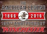 Winchester 150th Anniversary Rectangle Tin Sign, 17