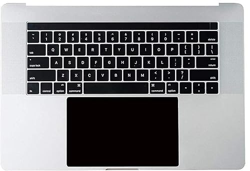 Ecomaholics pcs Laptop Touchpad Trackpad Protector Skin Black