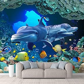 Wall Mural The Beautiful Undersea World Removable Self-Adhesive Large Wallpaper - 66x96 inches