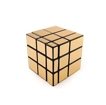 Emob 3x3 Mirror Cube Puzzle, Gold