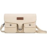 Wrangler Crossbody Wallet Purses Multi-function Card Holder Small Purse with Double Zipper