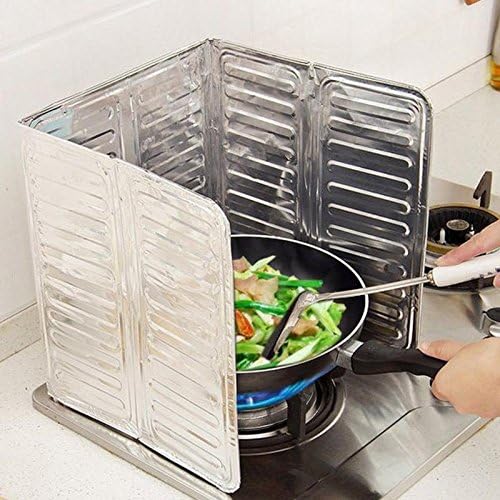 Pier 27Foil Kitchen Oil Splash Guard Gas Stove Cooker Oil Removal Scald Proof Board Kitchen Tool