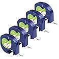UNOKA Label Tape Replace for Dymo Label Maker Refills Letratag, 1/2" x 13ft(12mm x 4m), White Paper 91330 10697 for Dyno Dynamo Letra Tag LT-100H LT-100T 200B Printer, 5 Pack