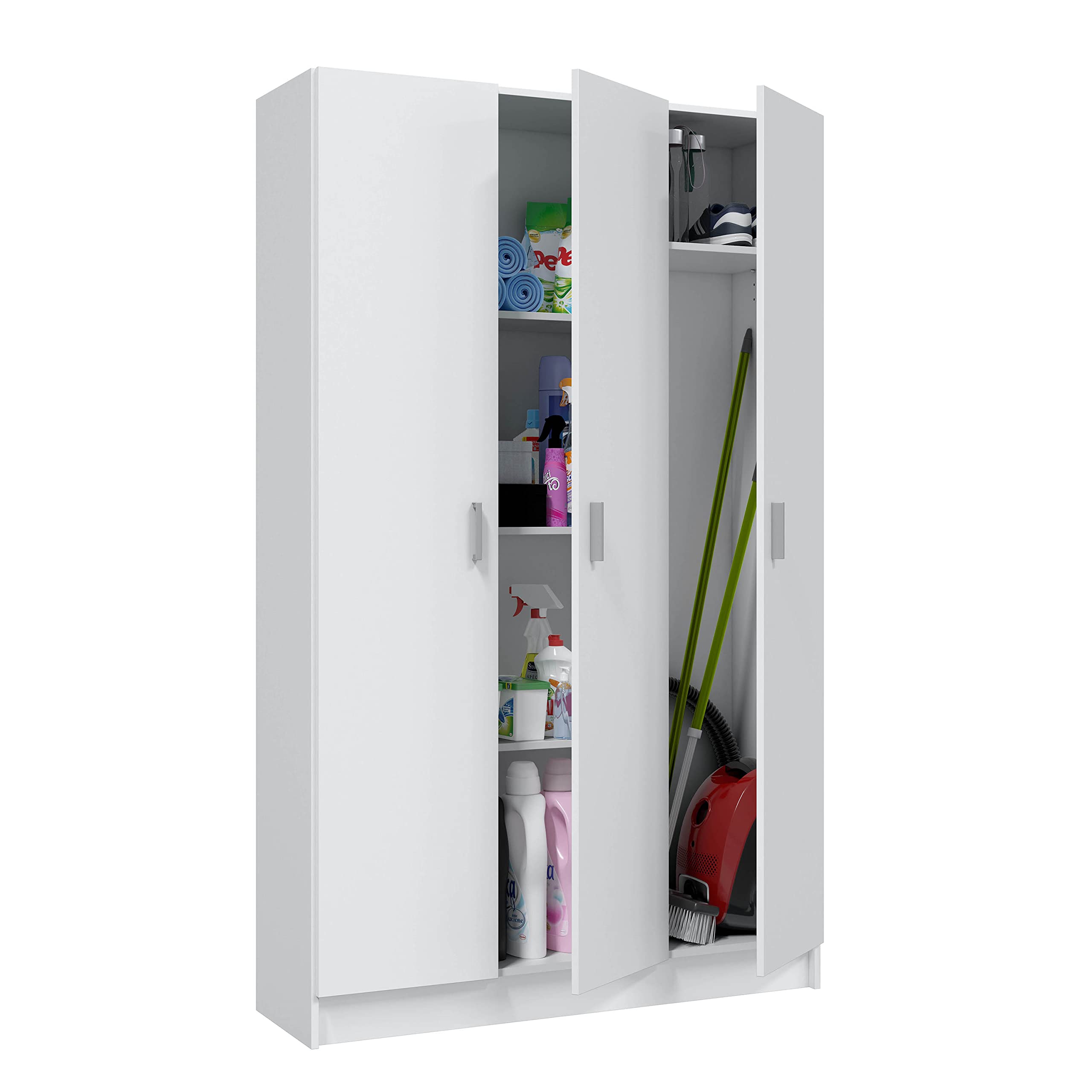 Habitdesign-Armario-Multiusos-3-Puertas-Acabado-en-Color-Blanco-Mate-Medidas-109-cm-Ancho-x-180-cm-Alto-x-37-cm