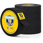 Howies Hockey &ndash; 5 Pack Cloth Stick Tape or Shin Pad Tape&ndash; Strong Grip, Long-Lasting Adhesive Stick Tape for Hockey, Lacrosse, Baseball &ndash; Professional Quality Sports Tape