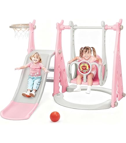 Cama elástica de 55 pulgadas para niños, cama elástica de 4.5 pies con red envolvente, aro de baloncesto y bolsa de arena, capacidad de 440 libras, altura ajustable, regalos para niños y Cama elástica de 55 pulgadas para niños, cama elástica de 4.5 pies con red envolvente, aro de baloncesto y bolsa de arena, capacidad de 440 libras, altura ajustable, regalos para niños y