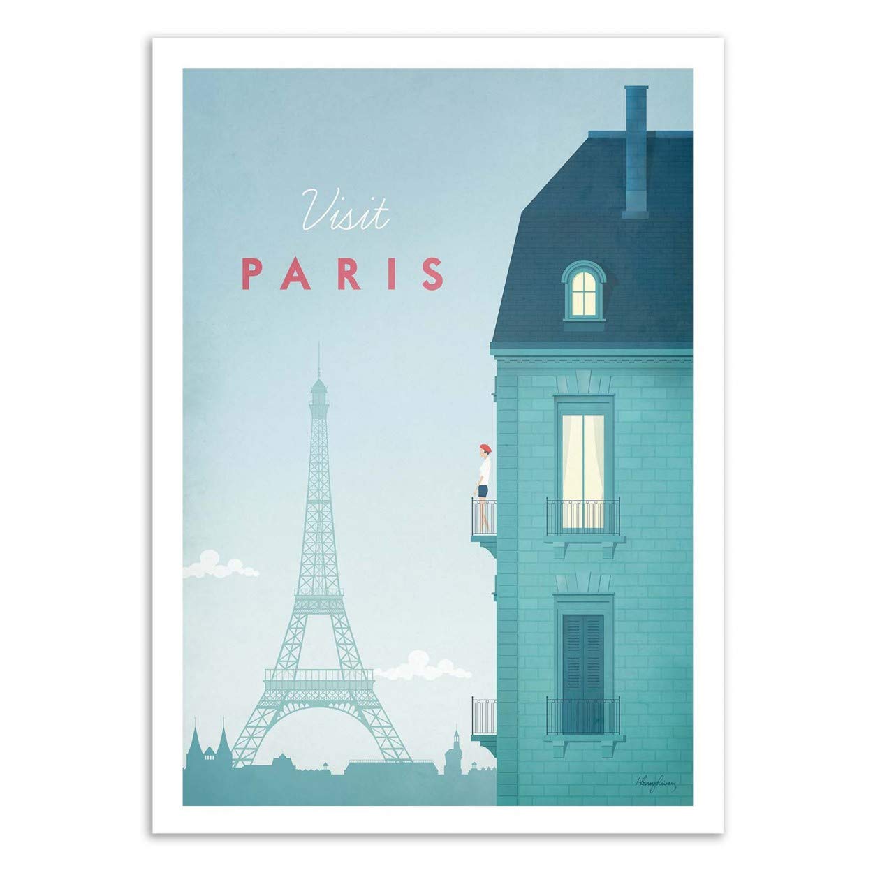 Wall Editions Art-Poster - Visit Paris - Henry Rivers