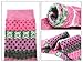 Color City Womens 5 Pairs Colorful Thick Knitting Cotton Crew Socks - Warm Wool Winter Socks,Free Size,Style B