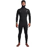 Men's Gold Cell Hooded Chest Zip 5/4/3mm Fullsuit - Black