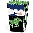 Big Dot of Happiness Kentucky Horse Derby - Race Party Favor Popcorn Treat Boxes - Set of 12