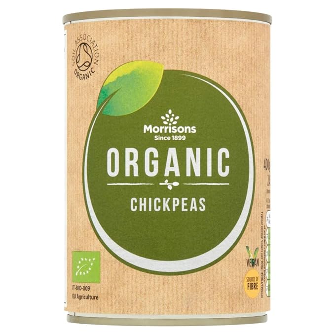 Morrisons Organic Chickpeas, 246 g Amazon.co.uk Grocery