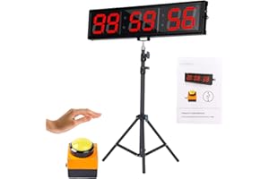 SMAHEAT Fitness Timer with Stopwatch Button, Suitable for School/exam/Home Exercise/Gym/Gym SMAHEAT Electronic Fitness Timer 