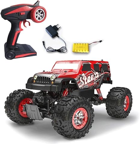 Amazon Co Jp 1 12四輪駆動ビッグフット玩具レーシングカーrcオフロード車水陸両用クロスカントリーリモートコントロール車両ハイスピード スマートカー ホーム キッチン