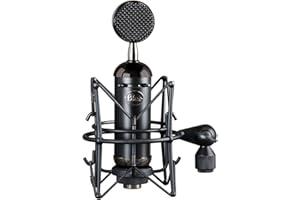 BLUE MICROPHONES Blue Blackout Spark SL XLR Condenser Microphone for Pro Recording, Streaming, Podcasting, Gaming, with Large Diaphragm Cardioid Mic Capsule, Shockmount, Detailed Natural Sound, Protective Case - Black