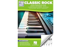 Classic Rock Super Easy Songbook: 60 Timeless Rock Songs for Piano | Easy Piano Sheet Music for Beginners | Rock Hits with Right-Hand Melody and Chord Diagrams | Super Easy Piano Arrangements