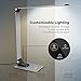 TaoTronics LED Desk Lamp with High-speed 5V/2A USB Charging Port, 3 Color Temperatures and Brightness Levels, Metal Body, Memory Function, 9W