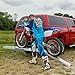 Discount Ramps Folding Aluminum Dirt Bike Hitch Carrier AMC-400-F (Bundle)