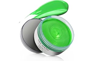 BrimFulite Green Hair Wax, Instantly Coloring Hair Paint Wax, Non-Greasy, Washable, Strong Holding, 7.05 Ounce, for All Day, for Halloween Parties Cosplay Masquerade