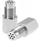 304 Stainless Steel Universal Mini Catalytic Converter Check Engine Light Fix O2 Oxygen Sensor Adapter for Exhaust Downstream