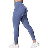 YEOREO Women's V Waist Butt Lifting Scrunch Seamless Yoga Leggings