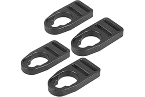 CNRAYT Strap Replacement Buckle Clip Aluminum Seat Clips Replaces Spare Parts Repair Kit Fit for Lifetime Emotion Style Button Type Seat Straps Repair Clip Compatible with Kayak Seats