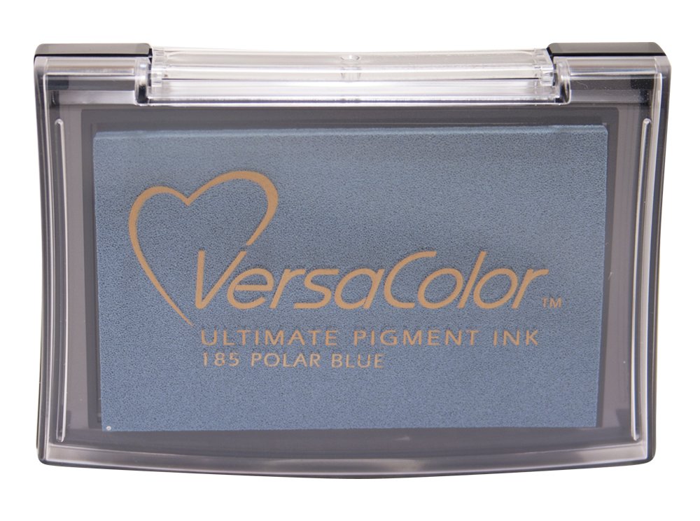 Tsukineko VC185 Versacolor Pigment Ink Pad - Polar Blue,4 x 4 cm