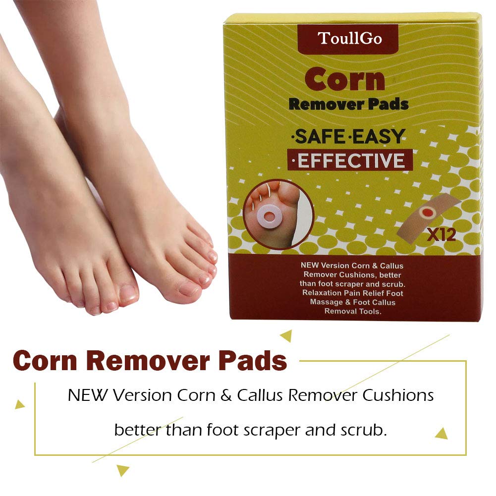 Corn Remover Pads, Corn Removal, Corn Remover, Corn Wart Remover, Corn Callus Remover, It is a Better Solution for People Who Suffer The Pain of Corn, 12Pcs/Box : Beauty