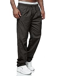 Comdecevis Mens Casual Baggy Cargo Pants Relaxed