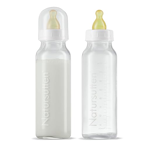 Natursutten Anti-Colic Glass Baby Bottle 2-Pack oz, oz