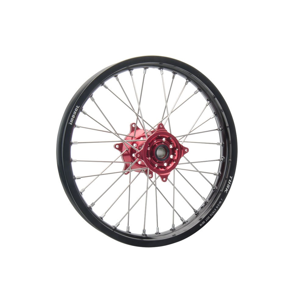 Amazon.com: Tusk Impact Complete Wheel - Rear 19 x 2.15 Silver Rim/Silver  Spoke/Orange Hub - Fits: KTM 300 XC-W Six Days 2014-2018: Automotive
