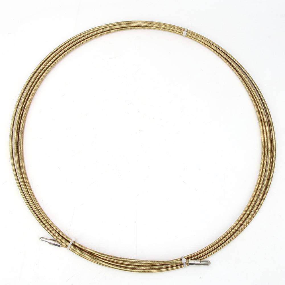 Electric Wire Threader, 4mm 3 Cores Cable Puller Tool for Right Angle Pipe, Wall Slot and Floor Conduit, 5M Length Threading Device