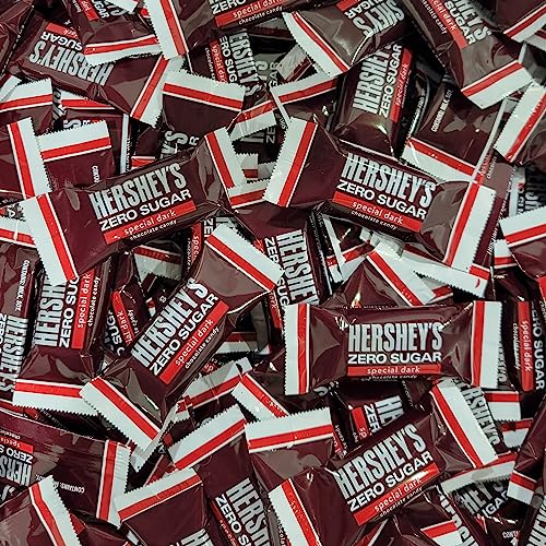 Hershey’s Special Dark Zero Sugar Chocolate Candy Miniature Bars Bulk