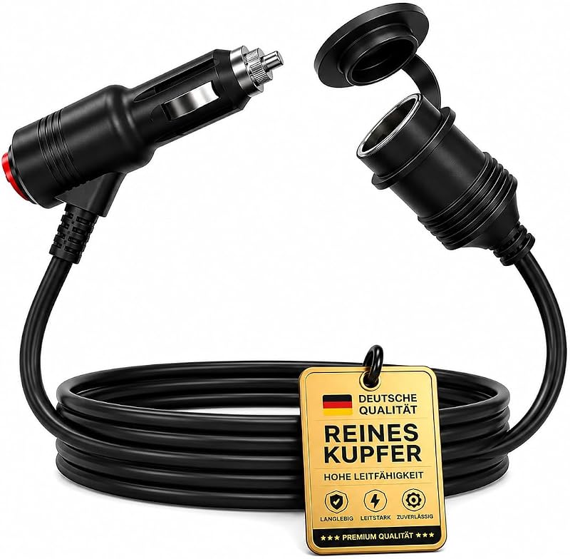 Zigarettenanzünder Verlängerung 12V Verlängerungskabel 2M / 4M / 6M |