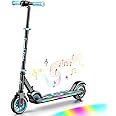 FanttikRide C9 Apex Electric Scooter for Kids 8-12, Adjustable Handlebar Height for Riders 3.9-5.2 ft, 132 lbs, Up to 40 mins Continuous Time, 3 Speed Mode 5/8/10 MPH, Bluetooth Music Speaker