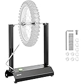 VEVOR Motorcycle Wheel Balancer, 88.2 lbs Capacity, Tire Balancer & Truing Stand with Adjustable Centering Cones and Truing P