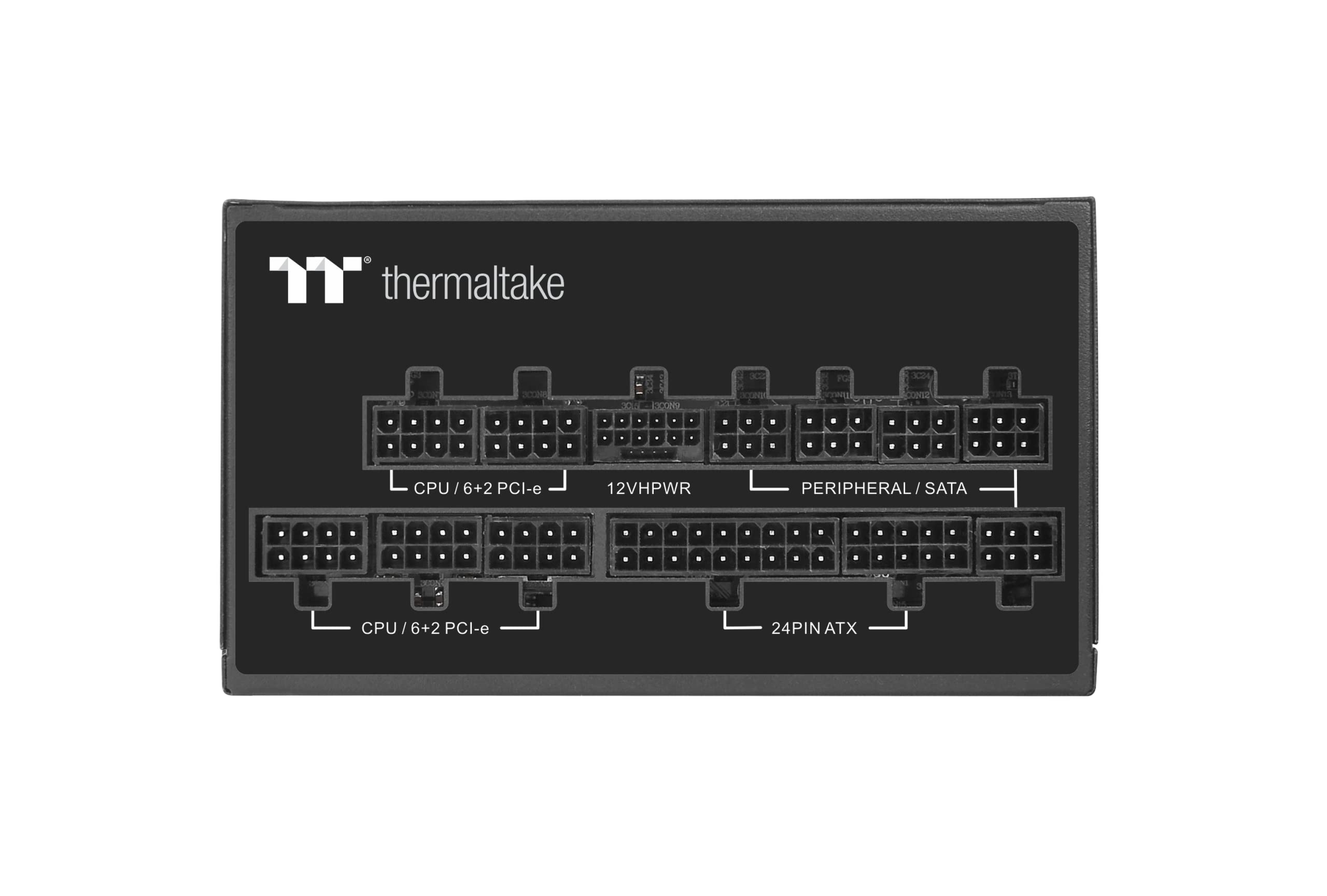 Thermaltake | Toughpower PF3 Platinum 1200W | ATX Netzteil | ATX 3.0 | PCIe Gen 5.0 | 12VHPWR | 80 Plus Platinum | sehr leise | vollmodular | 10 Jahre Garantie 9