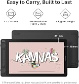 HUION Kamvas 13 Gen 3 Drawing Tablet with Screen 13.3 Inch PenTech 4.0 99% sRGB view 6