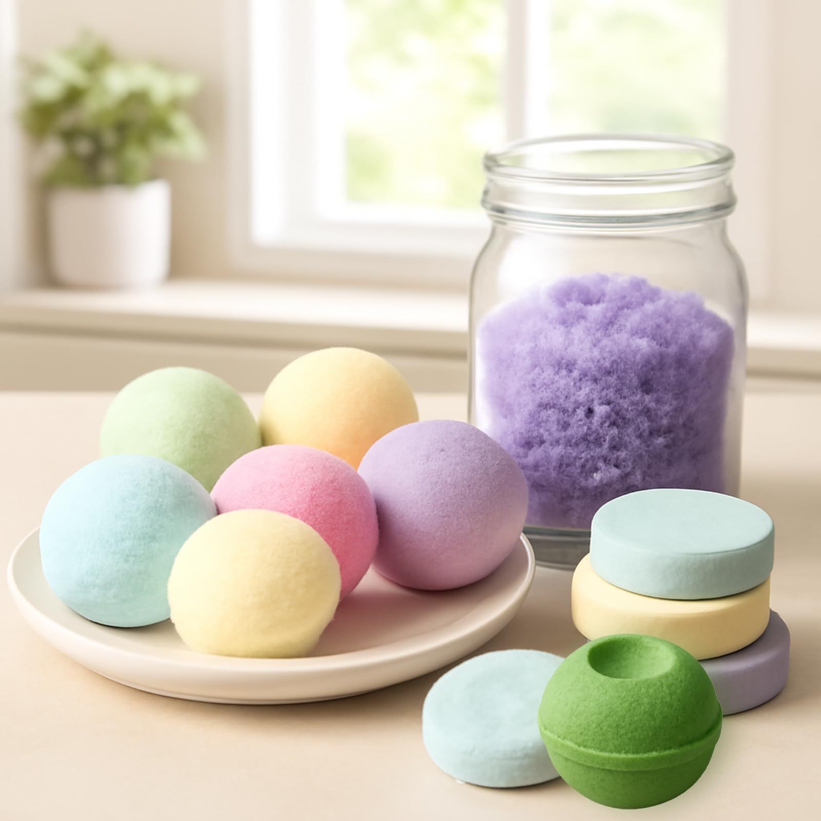 Black Bath Salt Ball Press Machine，DIY Bath Bomb Tool，Bath Salt Ball Maker with 3 Set Molds，DIY for Round，Surprise Bath Bomb Ball，Shower Steamers