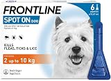 Frontline Spot On Flea & Tick Small Dog 2-10kg 6 Pipettes view 1