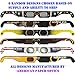 Solar Eclipse Glasses - CE and ISO Certified Safe Shades for Direct Sun Viewing - Viewer & Filter - Made in USA (6 Pack) - Astronaut American Flag