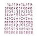 Binmer(TM) Nail Sticker Metal Retro Hollow Totem Gold Silver Nail Sticker
