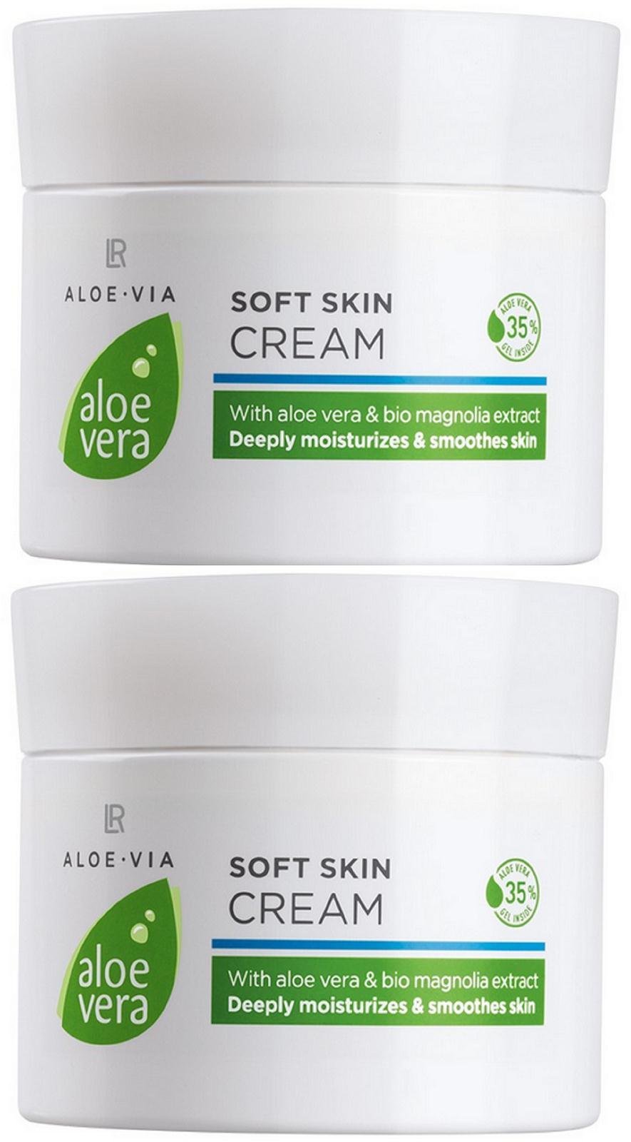 LR Aloe Vera Aloe Vera Soft Skin Cream Pack Of 2 100 Milliliters