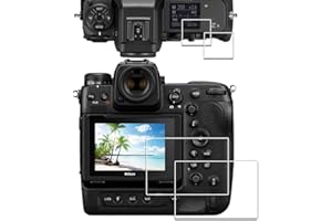 iDaPro Screen Protector for Nikon Z9 Z 9/Z8 Z 8/Z5II Z5 II/Z6II Z6 II/Z7II Z7 II + Top Screen [2+2 Pack] Tempered Glass Easy 
