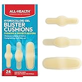 All Health Hydrocolloid Gel Blister Cushion, Variety Pack, 24 ct | Blister Prevention Kit, Cushions & Protects, Foot, Heel an