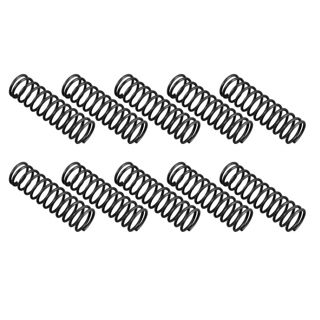 Boxonly Compressed Spring for Everything from Home Appliances to Motor Equipment, Motor Lawn Mowers Extension Spring Compression Spring 1.2mm Wire Dia , 12mm OD , 40mm Free Length 10pcs