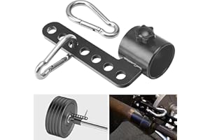 EZYPAK Belt Squat Bar Machine Attachment for 2 inch Olympic Barbell Bar, Black, 500 lbs Withstands, Attachments for Home Gym Workout