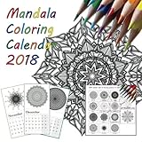 Mandala Coloring Calendar 2018: Adult International edition by