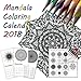 Mandala Coloring Calendar 2018: Adult International edition by